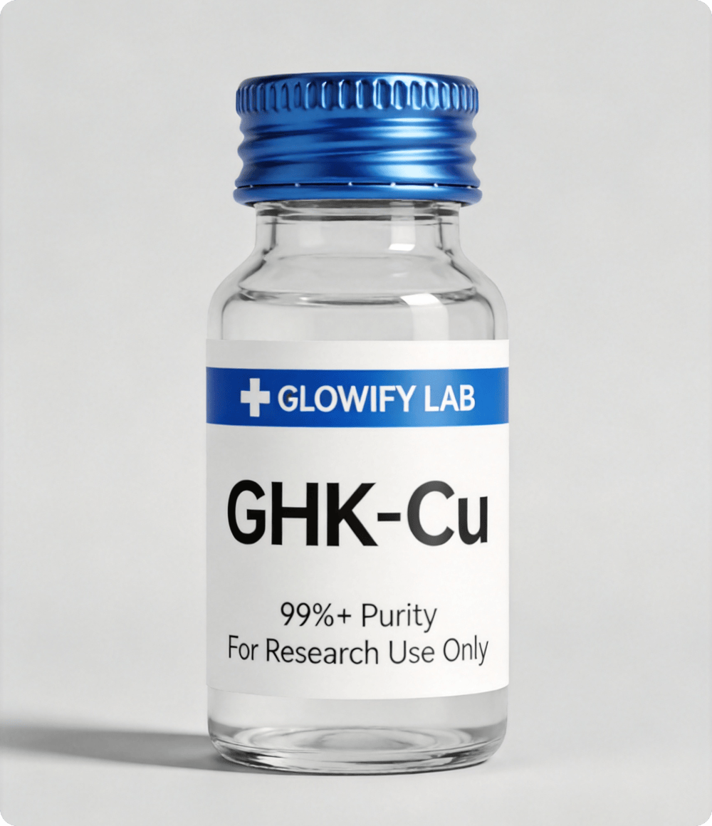 GHK-Cu research peptide vial