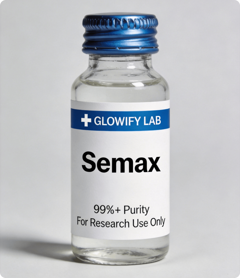 Semax research peptide vial